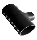 Hose Tee 2.75" ID 1.5" spout - Black